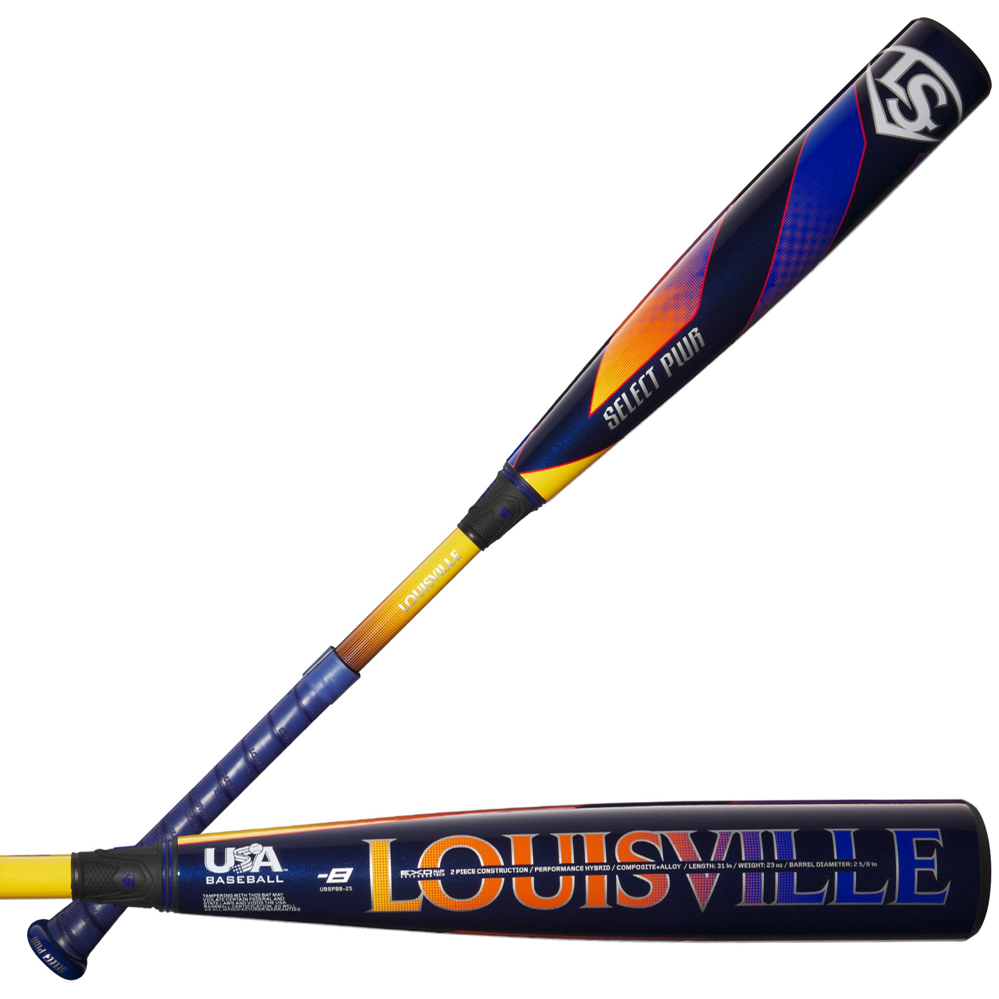 ★新品未使用★Louisville Slugger 2025 31/21 2025 Louisville Slugger Select PWR™ (-8) USA Baseball Bat – Misho